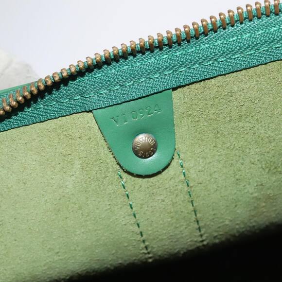 LOUIS VUITTON Epi Keepall 50 Boston Bag Green M42964 - Picture 12 of 16